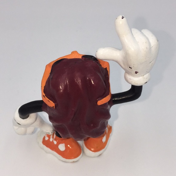 1987 California Raisins Applause Miniature 3" Vinyl Figure Wearing Sunglasses - Picture 3 of 7